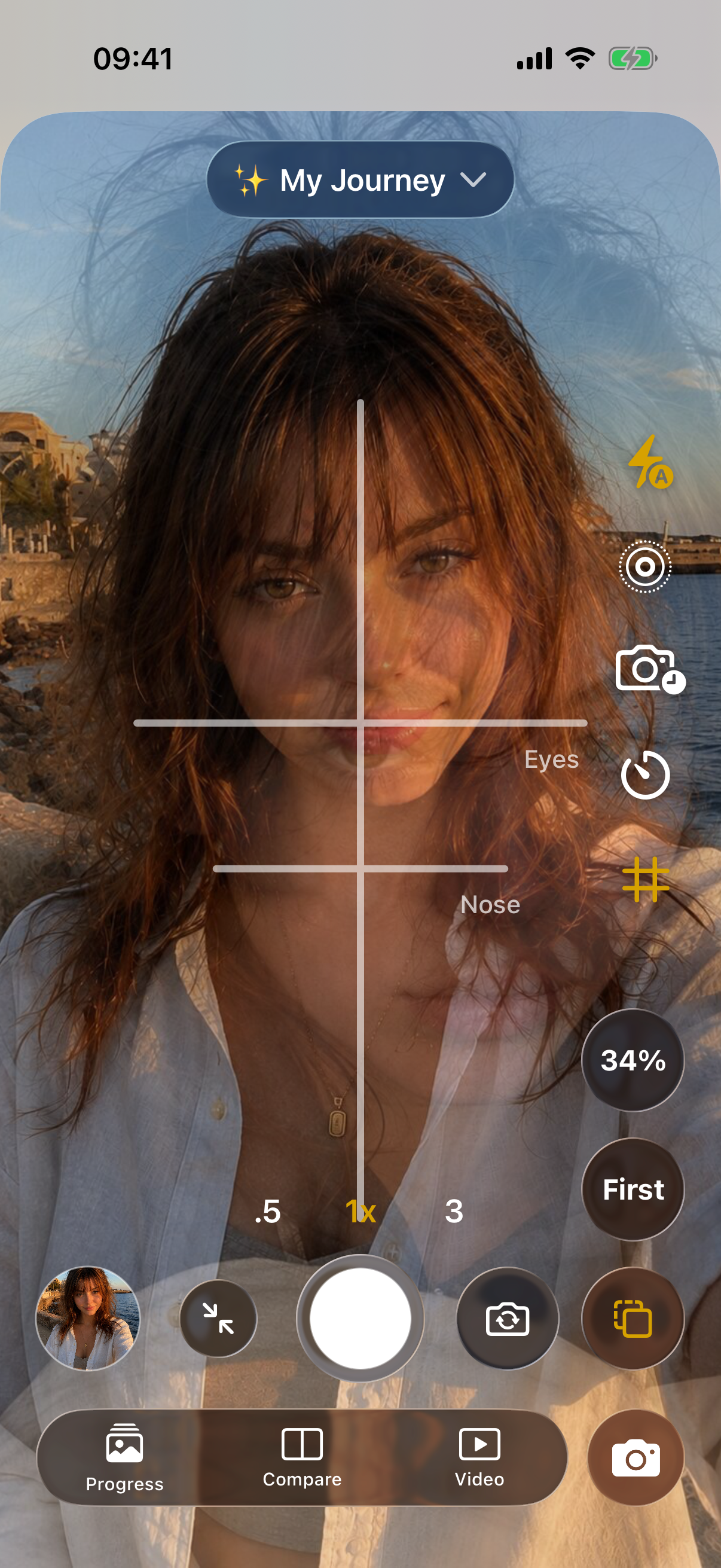 PhotoDays camera with alignment guidance